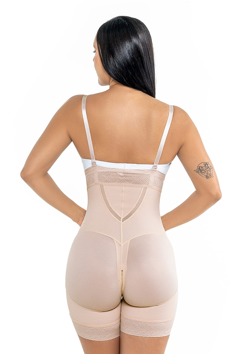 Faja corta strapless control mix | CM008