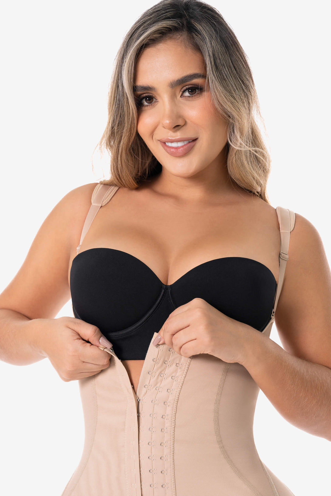 Faja Semi Reloj de Arena Medio Muslo en Powernet | FJ136SR